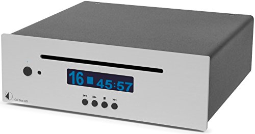 Pro-Ject CD Box DS, High End Audio CD Player mit 24bit/192kHz Burr Brown DAC (Silber) von Pro-Ject Audio Systems