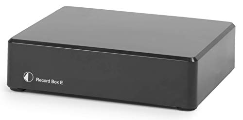 Pro-Ject Record Box E, Phonovorverstärker mit A/D Wandler und USB-Anschluss zum Digitalisieren Ihrer Plattensammlung (Schwarz) von Pro-Ject Audio Systems