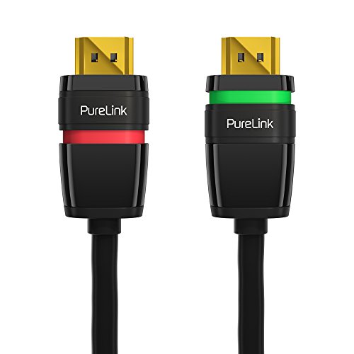 PureLink ULS1005-100 Zertifiziertes Aktives High Speed HDMI Kabel Ethernet halogenfrei mit Sicherheitsverschluss (HDMI 2.0 kompatibel, UltraHD Auflösung bis zu 4096x2304 Pixel (4K2K Quad FullHD 2160p) von PureLink