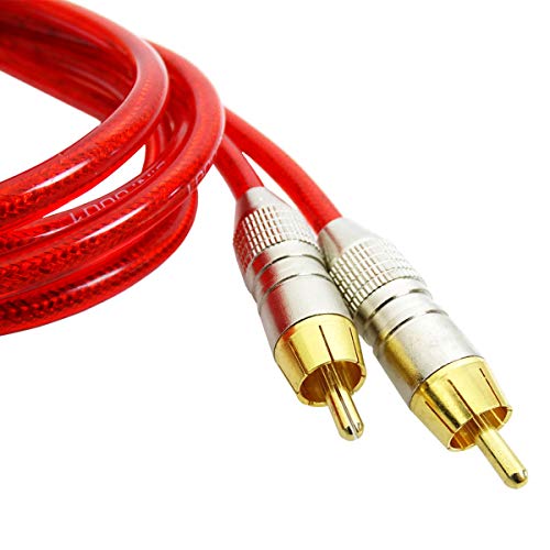 Rode Cinch-Kabel professionelles RCA HiFi-Kabel 2x Stecker Rot 3m von RODE-Microphones
