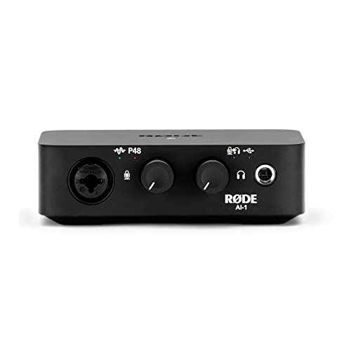 RØDE AI-1 - Studioqualität USB Audio Interface mit Neutrik™-Combo-Eingang für Musikproduktion, Streaming und Podcasting von RØDE