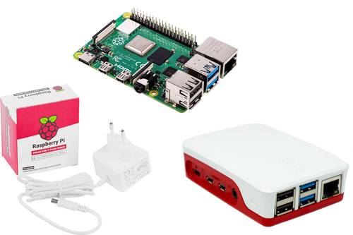 Raspberry Pi® Essentials Kit 4 B 8GB 4 x 1.5GHz inkl. Netzteil, inkl. Gehäuse von Raspberry Pi®