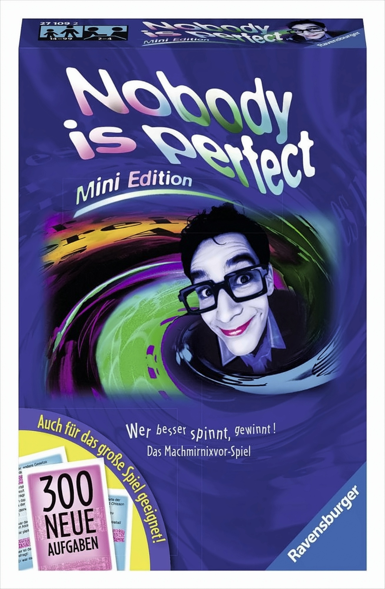 Nobody is perfect Mini Wer besser spinnt, gewinnt von Ravensburger Spieleverlag