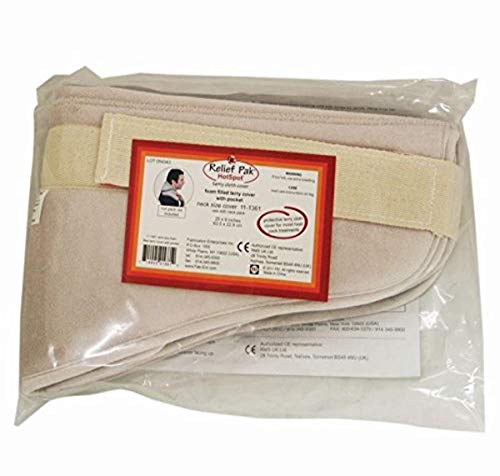 Relief Pak Frotteehülle für Wärmekissen (für den Nacken), Warme Kompresse, 61 x 15 x 2,5 cm von Relief Pak