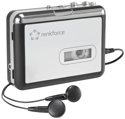 Renkforce RF-CP-170 Kassetten Digitalisierer Inkl. Kopfhörer von Renkforce