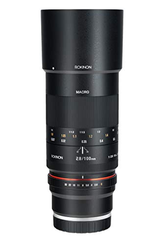 Rokinon 100mm F2.8 ED UMC Full Frame Telephoto Macro Lens for Sony E-Mount Interchangeable Lens Cameras von Rokinon