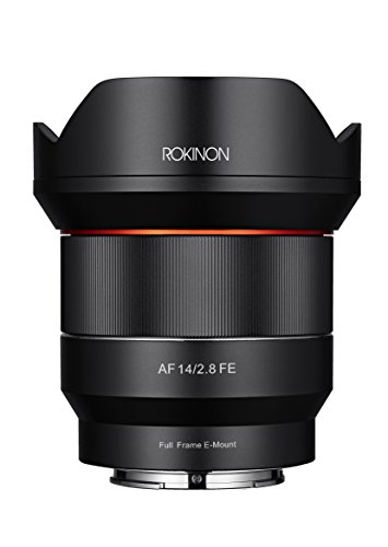Rokinon 14 mm F2.8 Vollformat-Autofokus-Objektiv für Sony E-Mount, Schwarz (IO14AF-E) von Rokinon