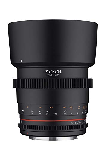 Rokinon 85 mm T1.5 High Speed Full Frame Cine DSX Objektiv für Canon EF von Rokinon