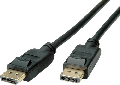 Roline DisplayPort Anschlusskabel DisplayPort Stecker, DisplayPort Stecker 2.00m Schwarz 11.04.5811 von Roline