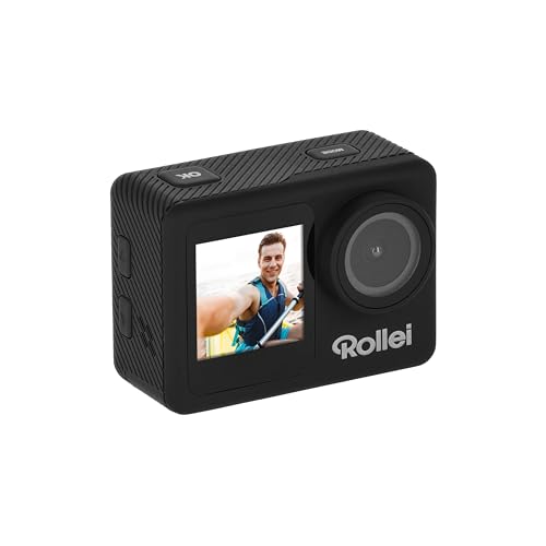 Rollei D2Pro: Ultra-HD Actioncam mit 4K Video, Front- und Touch-Display, Wasserdicht bis 30m, Vielseitige Modi und Lange Akkulaufzeit! von Rollei