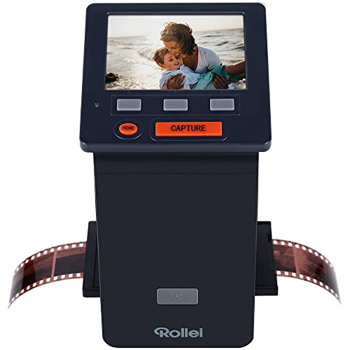 Rollei DF-S 1600 SE -Dia -Negativ-Film- Scanner, hochauflösender 16 MP für: Farb-Negativ-Film: 135,126,110 mm | Schwarz/Weiß, Negativ-Film: 135, 126, 110 Dias:135,126,110, 8 mm, Super8, 20699 von Rollei