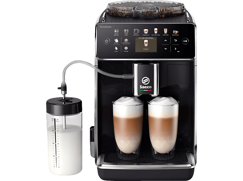 SAECO SM6580/00 GranAroma 14 Kaffeespezialitäten Kaffeevollautomat Schwarz von SAECO