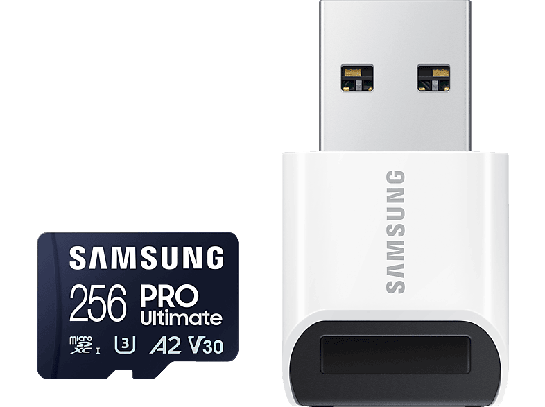 SAMSUNG PRO Ultimate, Micro-SD Speicherkarte, 256 GB, 200 MB/s von SAMSUNG