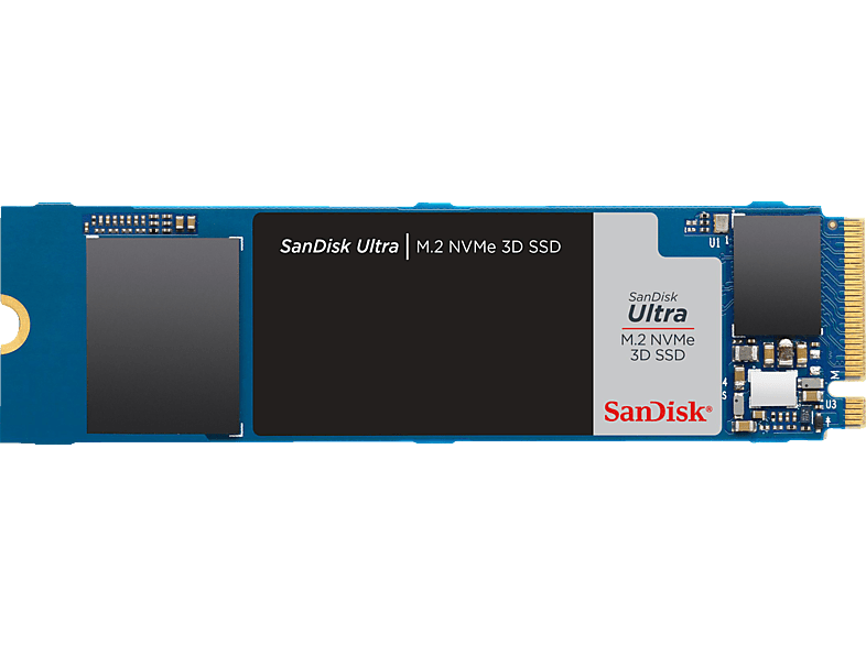 SANDISK Ultra 3D SSD Festplatte, 500 GB M.2 via PCIe, intern von SANDISK