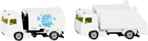 SIKU Spielwaren LKW Modell Kehrmaschine und Müllwagen Fertigmodell LKW Modell von SIKU Spielwaren