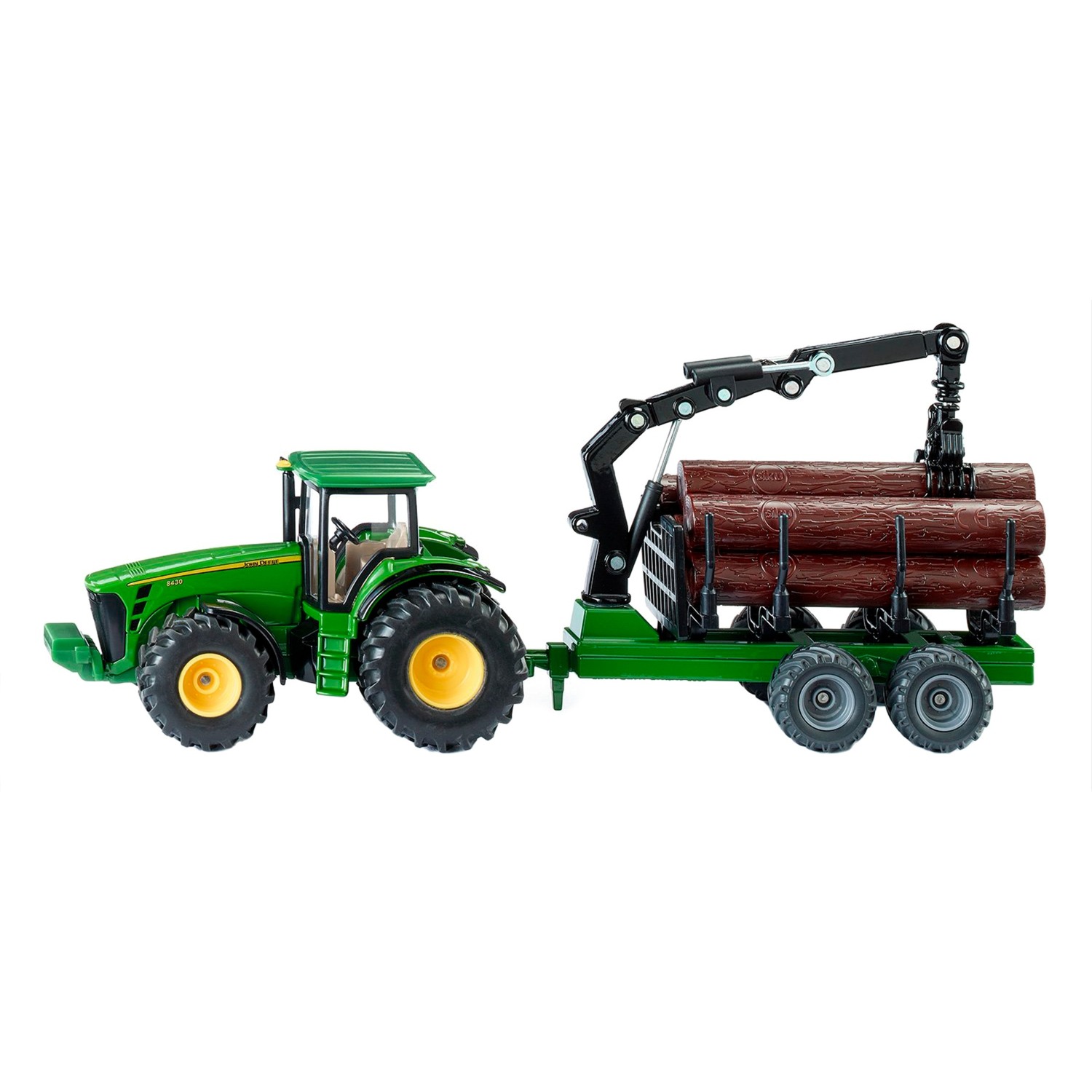 FARMER Traktor mit Forstanhänger, Modellfahrzeug von SIKU