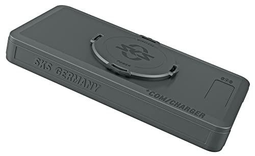 SKS GERMANY +COM/Charger 10.000 mAh Powerbank mit induktiver Ladefunktion zur Montage am COMPIT-System (Fast Charging Funktion, Ladestandsanzeige, USB-A (Ausgang) & USB-C (EIN- und Ausgang)), schwarz von SKS GERMANY