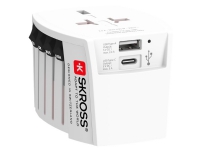 Skross 60572, Universal, Universal, 100 - 250 V, Weiß, 2,4 A, 3 A von SKross