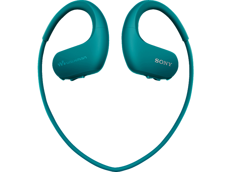 SONY NW-WS413 Kopfhörer mit integriertem Mp3-Player (4 GB, Blau) von SONY