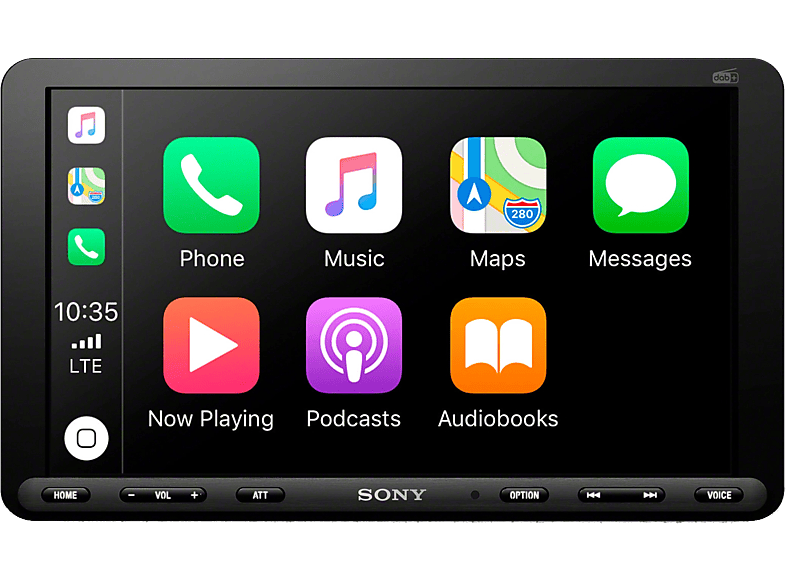 SONY XAV-AX8050ANT 9" großes Display CarPlay, AndroidAuto, WebLink 2.0 Autoradio 1 DIN, 55 Watt von SONY
