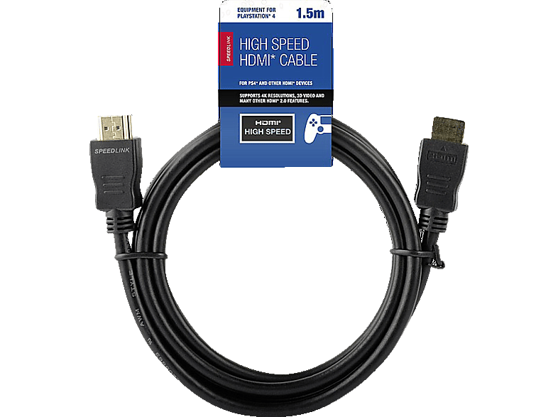 SPEEDLINK High Speed HDMI-Kabel, Schwarz von SPEEDLINK