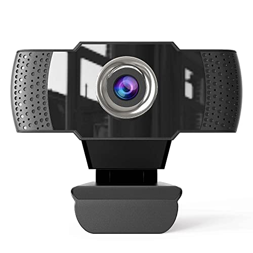 SUNKONG 1080p HD Webcam mit Mikrofon, Externe USB-Computer-Kamera für PC, Laptop, Desktop, Mac, Video, Konferenzen, Skype, Xbox One, YouTube, OBS von SUNKONG