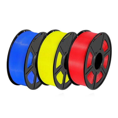 SUNLU PLA 3D Printer Filament 1.75mm, 3kg in Total, 1kg per Spool, 3 Pack, 3 Colors von SUNLU