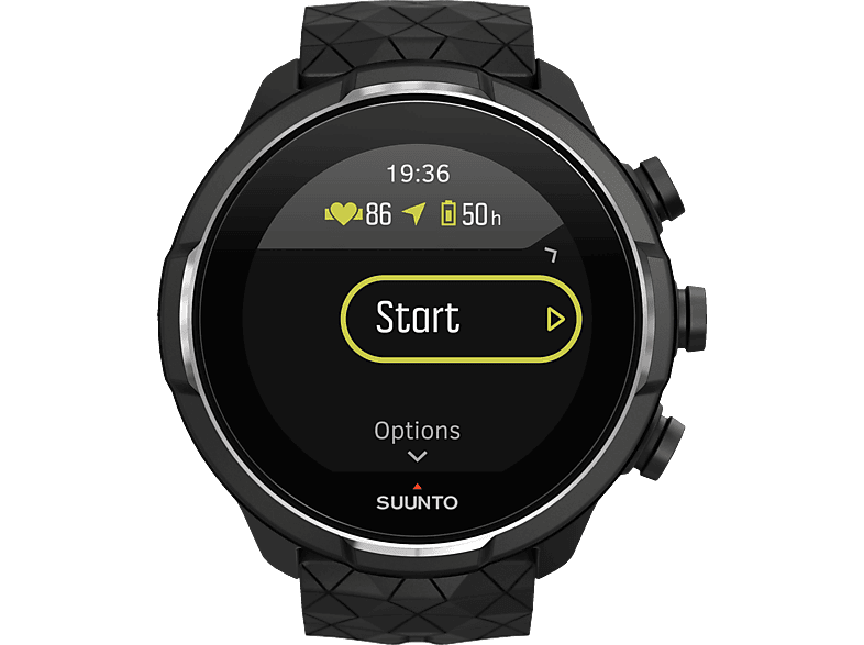 SUUNTO 9 Baro Smartwatch Glasfaserverstärktes Polyamid Silikon, 230 mm, Titan von SUUNTO