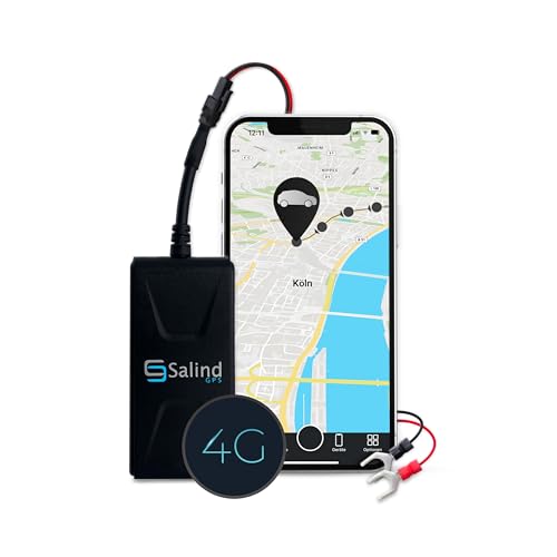 Salind GPS 4G - GPS Tracker Auto Motorrad, Fahrzeuge und LKW's - Diebstahlschutz - Online, weltweit und Echtzeit Ortung mit App - Direktanschluss KFZ-Batterie (9-75V) von Salind GPS