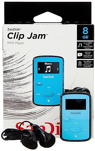 SanDisk Clip Jam 8GB MP3 Player - Blue von SanDisk