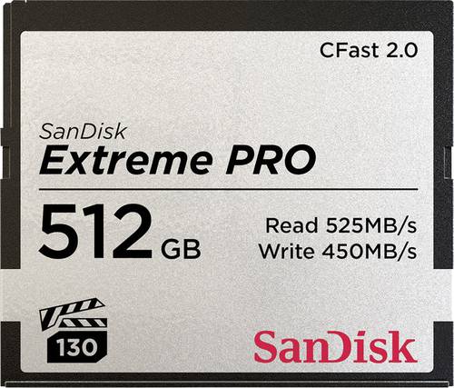 SanDisk Extreme PRO® CFast-Karte 512GB von Sandisk