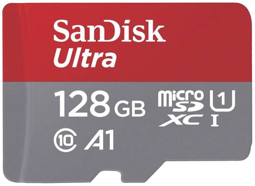 SanDisk microSDXC Ultra 128GB (A1/UHS-I/Cl.10/140MB/s) + Adapter  Mobile  microSDXC-Karte 128GB A von Sandisk