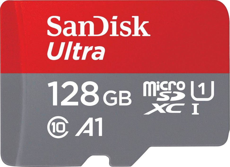 Sandisk Ultra microSDXC Speicherkarte (128 GB, Class 10, Adapter) von Sandisk