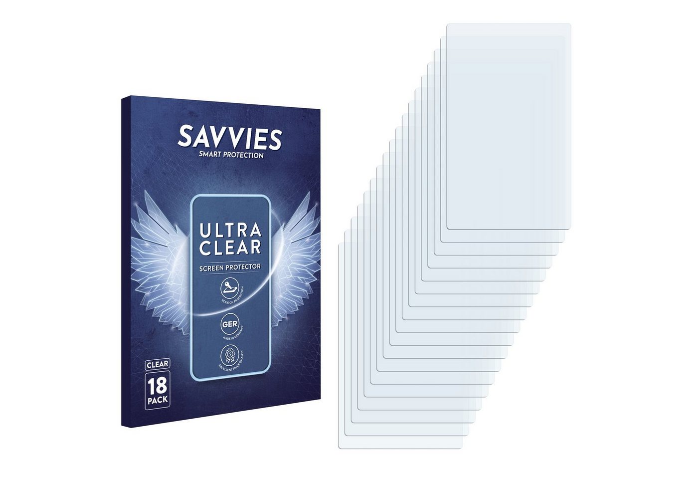 Savvies Schutzfolie für Beurer TL 30 (Tageslichtlampe), Displayschutzfolie, 18 Stück, Folie klar von Savvies