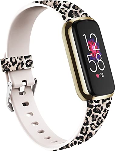 Shieranlee Armband Uhrenarmband Armbänder kompatibel mit Fitbit Luxe Activity Tracker - Premium Silikon QuickFit Armbänder,kleine Größe von Shieranlee