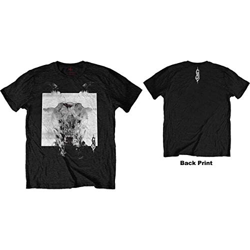 T-Shirt # M Unisex Black # Devil Single - Black & White von Slipknot