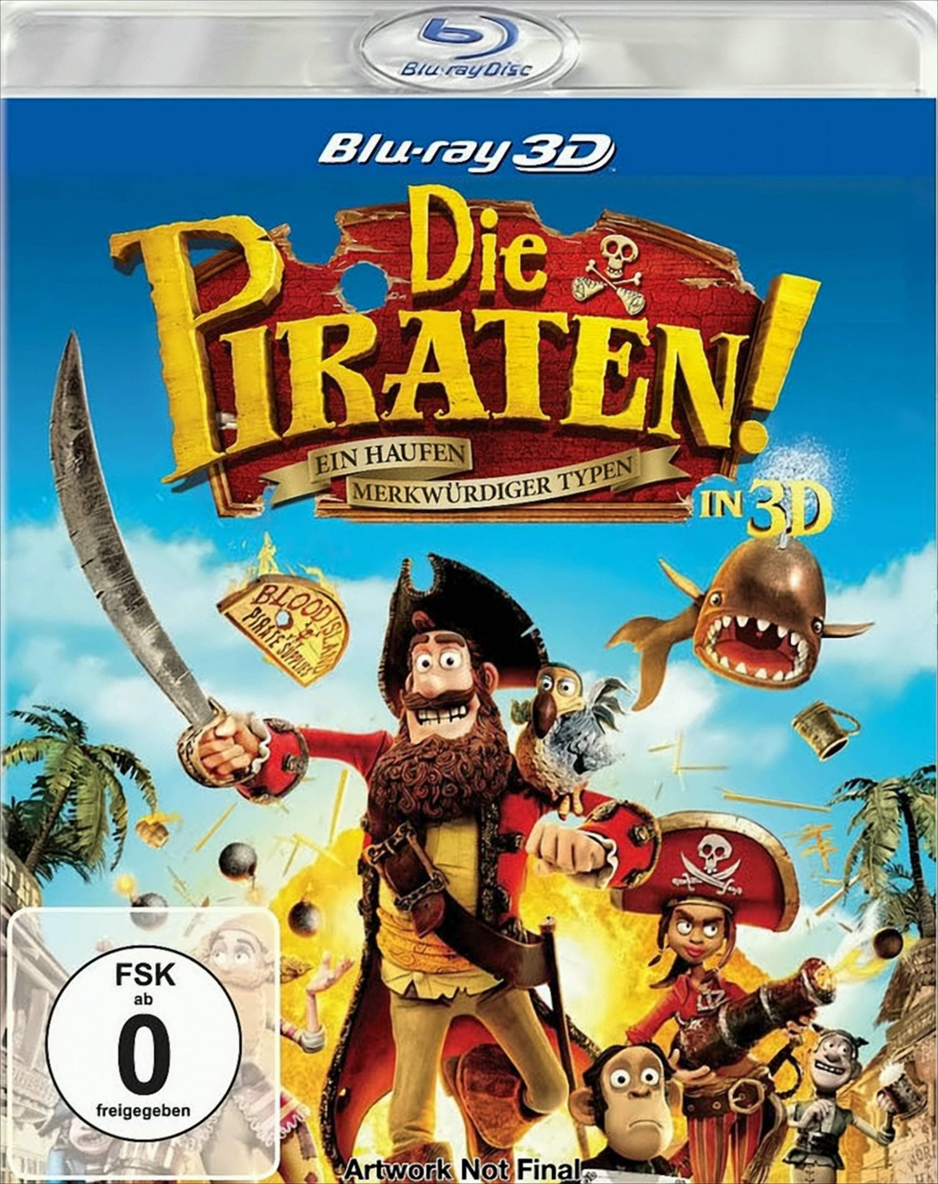 Die Piraten! - Ein Haufen merkwürdiger Typen (Blu-ray 3D) von Sony Pictures