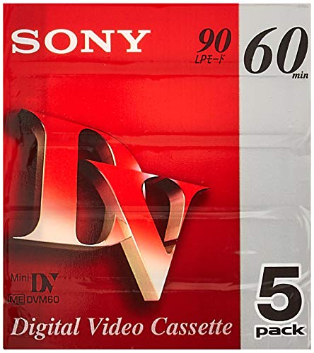 Sony 5DVM60R3 Mini DV 60 min 5 Stück Audio/Video Kassetten - Audio/Video Casses von Sony