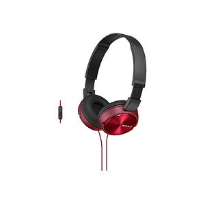 SONY MDR-ZX310AP Kopfhörer schwarz, rot von Sony