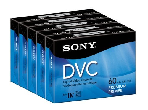 Sony 60 Minuten DVC Premium, 5 Stück von Sony