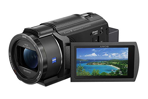 Sony FDR-AX43A 4K Kompakt-Camcorder (Ultra HD (UHD), Balanced Optical SteadyShot, 20x optischer Zoom, schwenkbarer Bildschirm), schwarz von Sony