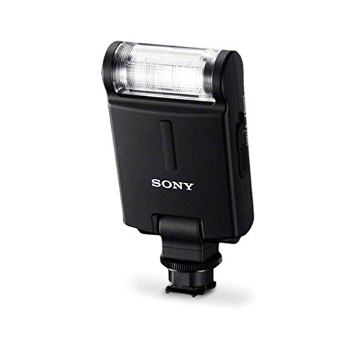 Sony HVL-F20M Kompaktblitz (Leitzahl 20 - 50mm Objektiv, ISO 100 für Multi-Interface Zubehörschuhsystem), Schwarz von Sony