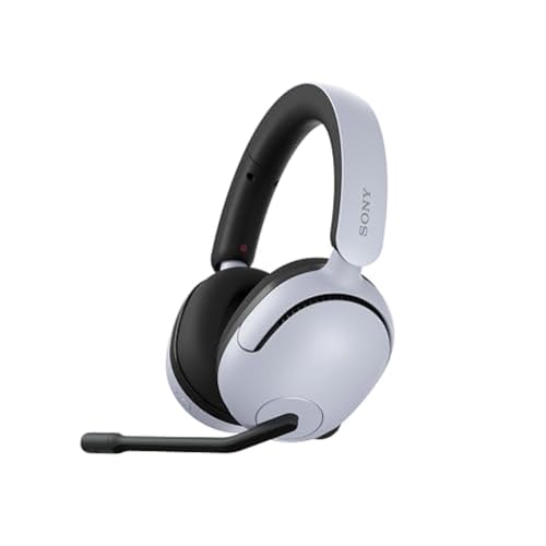 Sony INZONE H5 - Wireless Gaming Headset, 360 Spatial Sound für Gaming, komfortabler Sitz, 28 Std. Akkulaufzeit, geringe Latenz, Mikrofon mit AI, PC & PS5 kompatibel - Weiß von Sony