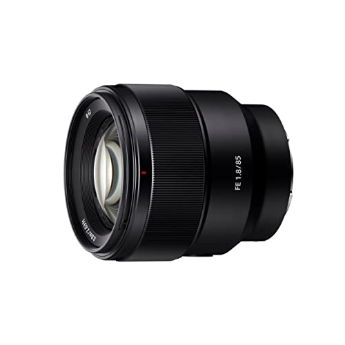 Sony SEL-85F18 Porträt Objektiv (Festbrennweite, 85 mm, F1.8, Vollformat, geeignet für A7, ZV-E10, A6000- und Nex-Serien, E-Mount) schwarz von Sony