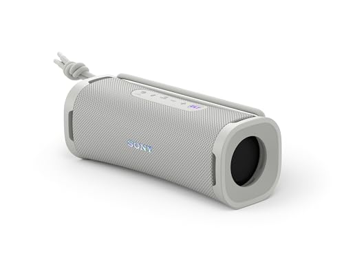 Sony ULT Field 1 - Kabelloser tragbarer Bluetooth-Lautsprecher mit ULT Power Sound, kraftvollem Bass, IP67, wasserdicht, staubdicht, stoßfest, 12h Akku, klare Gesprächsqualität, Outdoor - Off-White von Sony