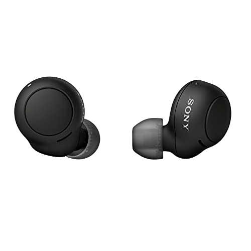 Sony WF-C500 kabellos, Bluetooth, In-Ear Earbuds (mit IPX4 Rating und bis zu 20h Akkulaufzeit) Schwarz, klein von Sony