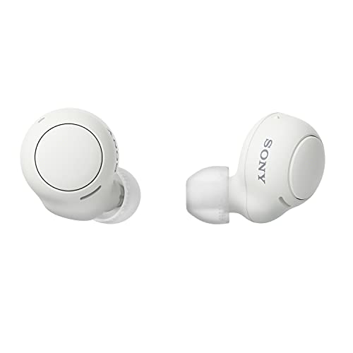 Sony WF-C500 kabellos, Bluetooth, In-Ear Earbuds (mit IPX4 Rating und bis zu 20h Akkulaufzeit) Weiß, klein von Sony