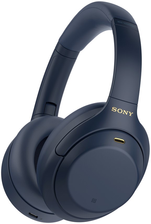 Sony WH-1000XM4 kabellose Bluetooth Noise Cancelling Kopfhörer Headset mit Mikrofon Midnight Blue von Sony
