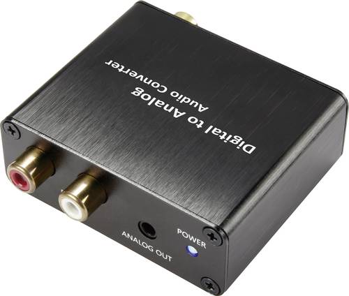 SpeaKa Professional Audio Konverter [Toslink, Cinch-Digital - Cinch, Klinke] unidirektional SP-DAC-T von SpeaKa Professional