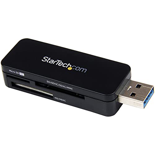 StarTech.com Externer USB 3.0 Kartenleser - MultiCard Speicherkartenleser (SD, MMC, SDHC, CF, Mini-/ Micro-SD) - Kartenlesegerät von StarTech.com